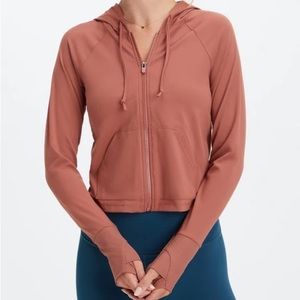 Fabletics Oasis Cropped Hoodie - Size Medium